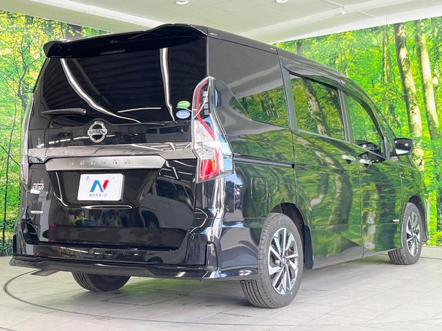 セレナ ハイウェイスターＶ　両側電動ドア　純正ＳＤナビ　後席モニター　全周囲カメラ　衝突被害軽減システム　レーダークルーズ　禁煙車　ドラレコ　コーナーセンサー　スマートキー　ＬＥＤヘッド　ビルトインＥＴＣ　純正１６インチアルミ（18枚目）