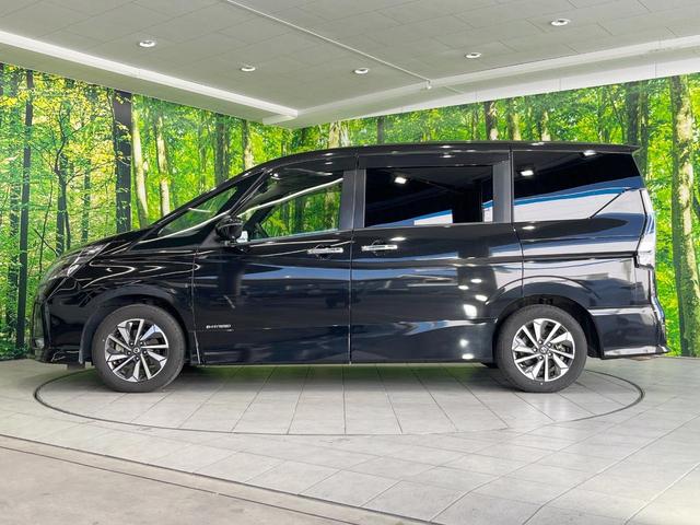 セレナ ハイウェイスターＶ　両側電動ドア　純正ＳＤナビ　後席モニター　全周囲カメラ　衝突被害軽減システム　レーダークルーズ　禁煙車　ドラレコ　コーナーセンサー　スマートキー　ＬＥＤヘッド　ビルトインＥＴＣ　純正１６インチアルミ（23枚目）