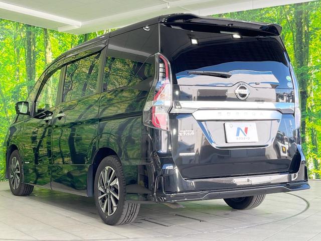 セレナ ハイウェイスターＶ　両側電動ドア　純正ＳＤナビ　後席モニター　全周囲カメラ　衝突被害軽減システム　レーダークルーズ　禁煙車　ドラレコ　コーナーセンサー　スマートキー　ＬＥＤヘッド　ビルトインＥＴＣ　純正１６インチアルミ（24枚目）