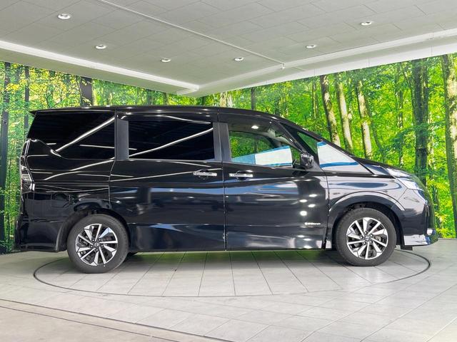 セレナ ハイウェイスターＶ　両側電動ドア　純正ＳＤナビ　後席モニター　全周囲カメラ　衝突被害軽減システム　レーダークルーズ　禁煙車　ドラレコ　コーナーセンサー　スマートキー　ＬＥＤヘッド　ビルトインＥＴＣ　純正１６インチアルミ（25枚目）