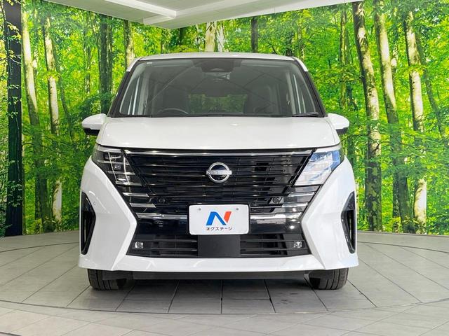 セレナ ハイウェイスターＶ　両側電動ドア　全周囲カメラ　衝突被害軽減システム　レーダークルーズ　禁煙車　コーナーセンサー　スマートキー　ＬＥＤヘッド　ビルトインＥＴＣ　純正１６インチアルミ　オートライト　デュアルエアコン（14枚目）