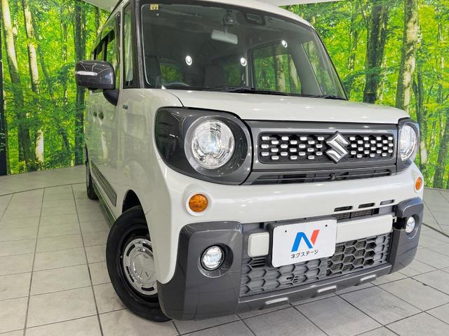 スペーシアギア ハイブリッドＸＺ　ターボ　両側電動ドア　ＳＤナビ　全周囲カメラ　衝突被害軽減システム　禁煙車　ドラレコ　コーナーセンサー　スマートキー　ＬＥＤヘッド　ビルトインＥＴＣ　クルコン　車線逸脱警報　オートライト　オートエアコン（12枚目）