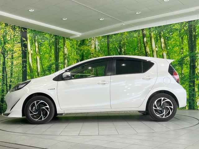 アクア Ｇソフトレザーセレクション　エアロ　バックカメラ　衝突被害軽減システム　禁煙車　合皮シート　スマートキー　ＬＥＤヘッド　ビルトインＥＴＣ　クルコン　純正１５インチアルミ　オートハイビーム　車線逸脱警報　オートライト（22枚目）