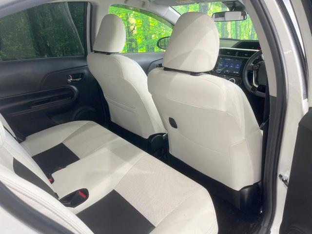 アクア Ｇソフトレザーセレクション　エアロ　バックカメラ　衝突被害軽減システム　禁煙車　合皮シート　スマートキー　ＬＥＤヘッド　ビルトインＥＴＣ　クルコン　純正１５インチアルミ　オートハイビーム　車線逸脱警報　オートライト（50枚目）