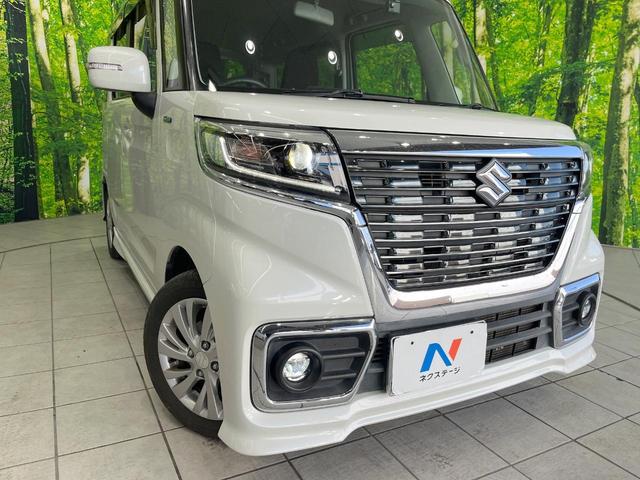 スペーシアカスタム ハイブリッドＧＳ　ＳＤナビ　衝突被害軽減システム　電動スライドドア　バックカメラ　シートヒーター　スマートキー　ＬＥＤヘッド　ＥＴＣ　ドラレコ　コーナーセンサー　純正１４インチアルミ　車線逸脱警報（12枚目）