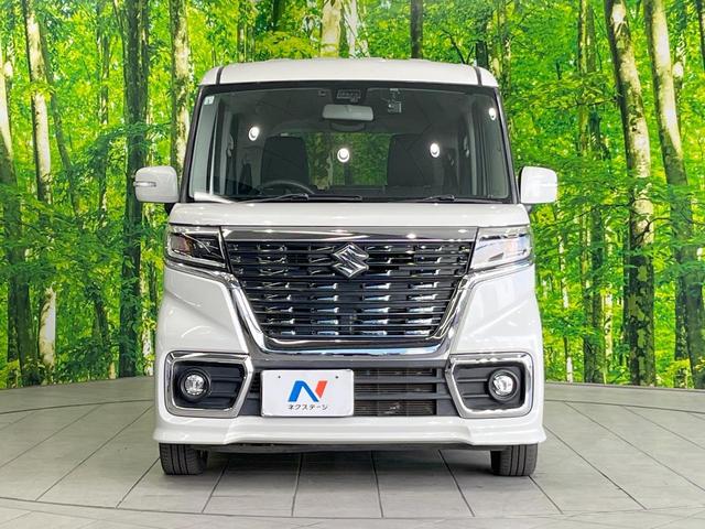 スペーシアカスタム ハイブリッドＧＳ　ＳＤナビ　衝突被害軽減システム　電動スライドドア　バックカメラ　シートヒーター　スマートキー　ＬＥＤヘッド　ＥＴＣ　ドラレコ　コーナーセンサー　純正１４インチアルミ　車線逸脱警報（14枚目）