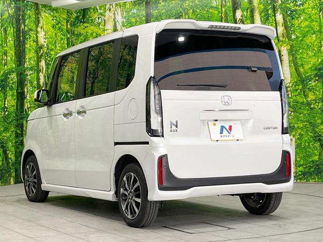 N-BOXカスタム ベースグレード 純正ディスプレイオーディオ 衝突被害軽減システム レーダークルーズ 両側電動ドア バックカメラ ドラレコ コーナーセンサー スマートキー LEDヘッド ETC 純正14インチアルミ オートライト(29枚目)