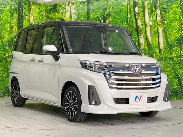 ルーミー カスタムＧ－Ｔ　登録済未使用車　両側電動ドア　全周囲カメラ　衝突被害軽減システム　レーダークルーズ　コーナーセンサー　スマートキー　ＬＥＤヘッド　純正１５インチアルミ　オートライト　オートエアコン（16枚目）