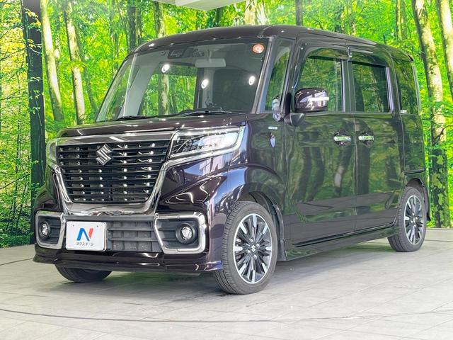 スペーシアカスタム ハイブリッドXS SDナビ 衝突被害軽減システム 両側電動ドア バックカメラ スマートキー LEDヘッド シートヒーター ハーフレザーシート コーナーセンサー ビルトインETC 純正15インチアルミ(27枚目)