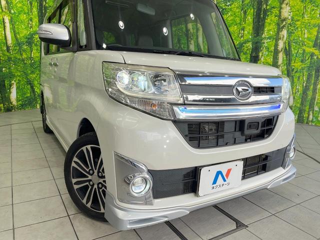 タント カスタムＲＳ　トップエディションＳＡ　純正ＳＤナビ　衝突被害軽減装置　両側電動ドア　後席モニター　バックカメラ　スマートキー　ＬＥＤヘッド　ハーフレザーシート　純正１５インチアルミ　オートライト　オートエアコン　Ｂｌｕｅｔｏｏｔｈ　ＣＤ（12枚目）