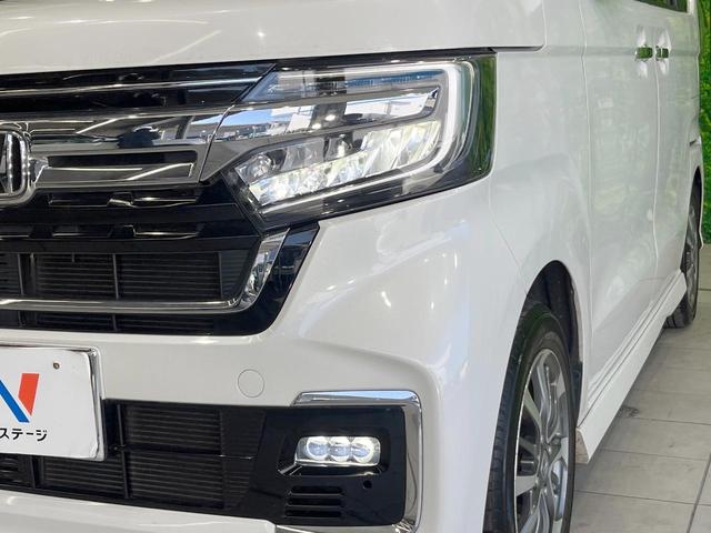 N-BOXカスタム L 純正SDナビ バックカメラ 衝突被害軽減システム 禁煙車 シートヒーター コーナーセンサー スマートキー LEDヘッド ビルトインETC クルコン 純正14インチアルミ 車線逸脱警報 オートライト(12枚目)