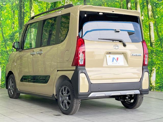 タント ファンクロス 届出済未使用車 両側電動ドア 衝突被害軽減システム コーナーセンサー スマートキー LEDヘッド 純正14インチアルミ オートライト オートエアコン LEDフォグ(26枚目)