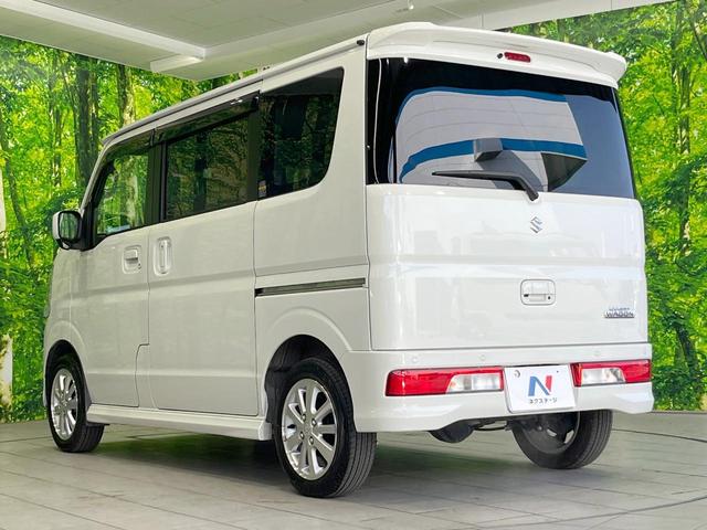 エブリイワゴン ＰＺターボ　電動スライドドア　ＳＤナビ　バックカメラ　衝突被害軽減システム　禁煙車　スマートキー　ＨＩＤヘッド　ＥＴＣ　純正１４インチアルミ　オートライト　オートエアコン　Ｂｌｕｅｔｏｏｔｈ　ＣＤ　ＤＶＤ再生（23枚目）