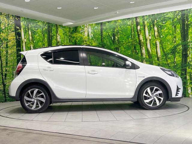 アクア クロスオーバー　純正ＳＤナビ　衝突被害軽減システム　バックカメラ　ハーフレザーシート　ドラレコ　スマートキー　ＬＥＤヘッド　ビルトインＥＴＣ　純正１６インチアルミ　オートハイビーム　オートライト　オートエアコン（30枚目）