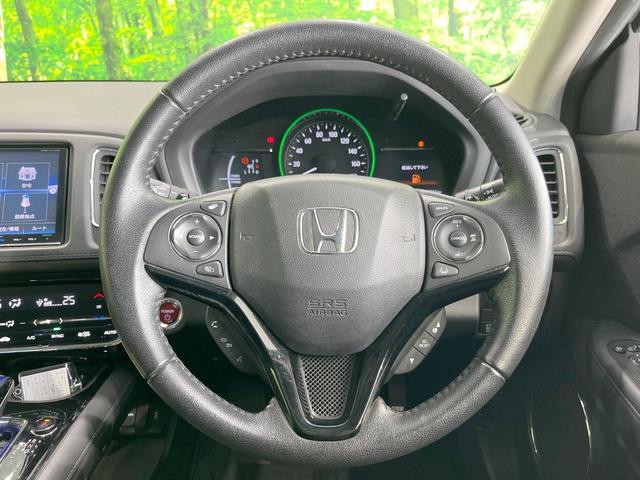 ヴェゼル ハイブリッドＸ・ホンダセンシング　純正ＳＤナビ　バックカメラ　衝突被害軽減システム　レーダークルーズ　禁煙車　ドラレコ　スマートキー　ＬＥＤヘッド　ビルトインＥＴＣ　純正１６インチアルミ　車線逸脱警報　オートライト　デュアルエアコン（11枚目）