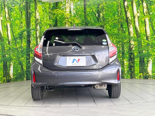 アクア Ｇソフトレザーセレクション　純正ＳＤナビ　バックカメラ　衝突被害軽減システム　レーダークルーズ　禁煙車　レザーシート　ドラレコ　コーナーセンサー　スマートキー　ＬＥＤヘッド　ビルトインＥＴＣ　純正１５インチアルミ（15枚目）