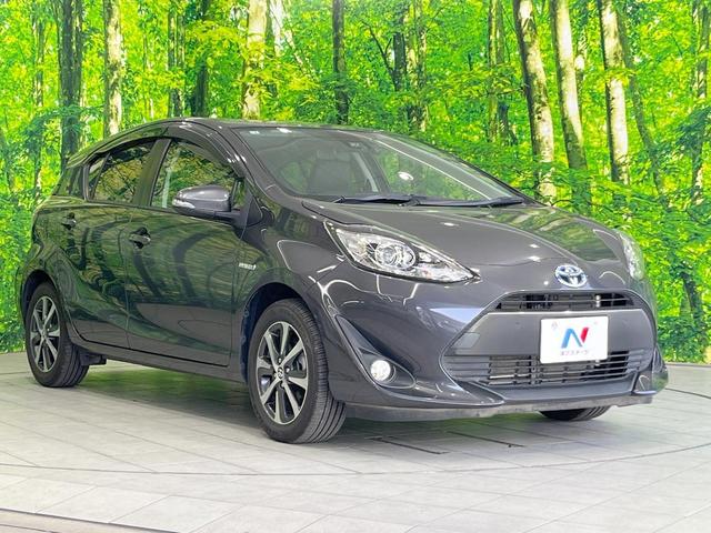 アクア Ｇソフトレザーセレクション　純正ＳＤナビ　バックカメラ　衝突被害軽減システム　レーダークルーズ　禁煙車　レザーシート　ドラレコ　コーナーセンサー　スマートキー　ＬＥＤヘッド　ビルトインＥＴＣ　純正１５インチアルミ（16枚目）