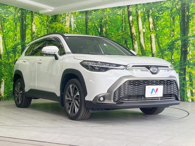 カローラクロス ハイブリッド　Ｚ　純正ナビ機能付ＤＡ　衝突被害軽減システム　レーダークルーズ　全周囲カメラ　電動リアゲート　ハーフレザーシート　全席シートヒーター　パワーシート　ドラレコ　コーナーセンサー　スマートキー　ＬＥＤヘッド（16枚目）