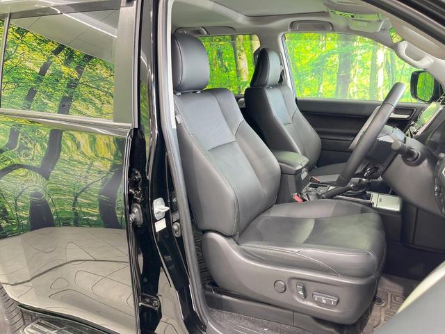 ランドクルーザープラド TX Lパッケージ サンルーフ 全周囲カメラ 衝突被害軽減システム レーダークルーズ 禁煙車 レザーシート 前席シートエアコン ドラレコ コーナーセンサー スマートキー LEDヘッド ビルトインETC(10枚目)