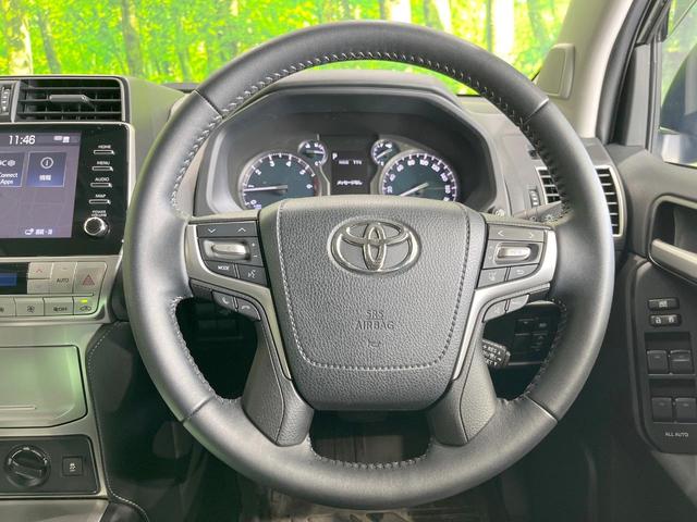 ランドクルーザープラド TX Lパッケージ サンルーフ 全周囲カメラ 衝突被害軽減システム レーダークルーズ 禁煙車 レザーシート 前席シートエアコン ドラレコ コーナーセンサー スマートキー LEDヘッド ビルトインETC(13枚目)