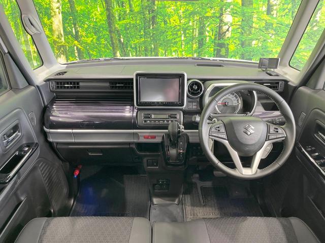 スペーシアカスタム ハイブリッドＸＳ　両側電動ドア　純正ＳＤナビ　全周囲カメラ　衝突被害軽減システム　レーダークルーズ　禁煙車　ハーフレザーシート　シートヒーター　ドラレコ　コーナーセンサー　スマートキー　ＬＥＤヘッド　ビルトインＥＴＣ（2枚目）