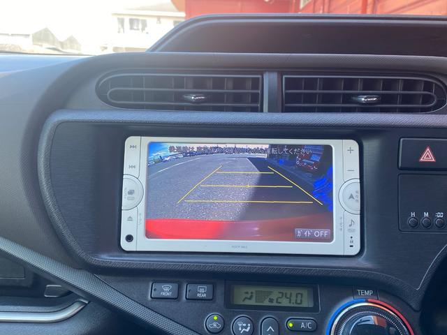 アクア Ｇ　禁煙車　ナビ　バックカメラ　ＴＶ　Ｂｌｕｅｔｏｏｔｈ　キーレス　ＥＴＣ　トヨタディーラー整備歴（14枚目）