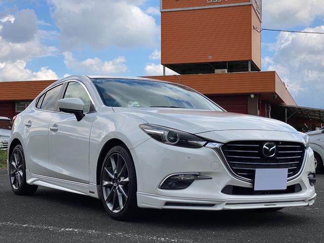 アクセラ 15XD Lパッケージ ケンスタイルエアロ前・横・後 360度カメラ Boseサウンド 前後ドラレコ(37枚目)