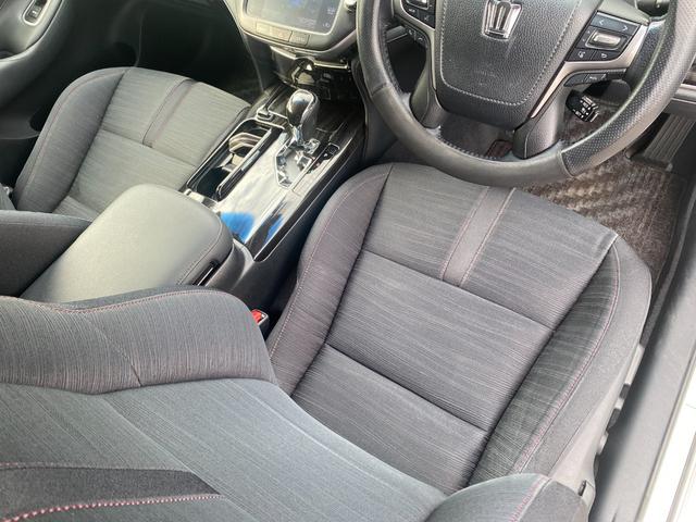 クラウン アスリートS-T 禁煙車 TV バックカメラ Bluetooth 前後ドラレコ コーナーセンサー スマートキー2個 ローダウン 純正アルミ有り(13枚目)