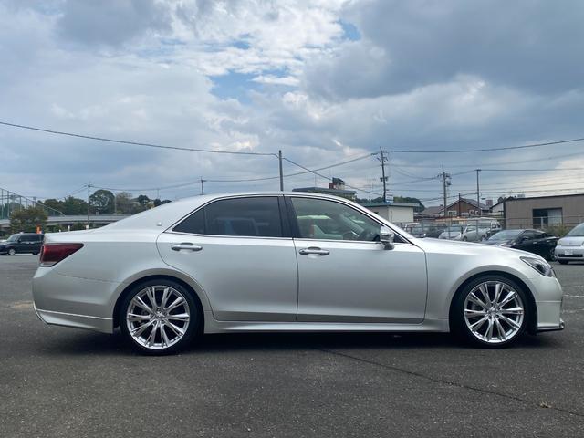 クラウン アスリートS-T 禁煙車 TV バックカメラ Bluetooth 前後ドラレコ コーナーセンサー スマートキー2個 ローダウン 純正アルミ有り(42枚目)