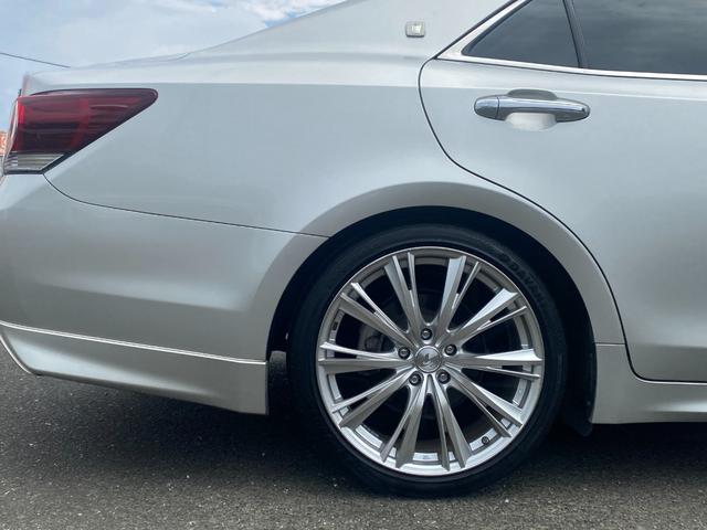 クラウン アスリートS-T 禁煙車 TV バックカメラ Bluetooth 前後ドラレコ コーナーセンサー スマートキー2個 ローダウン 純正アルミ有り(45枚目)