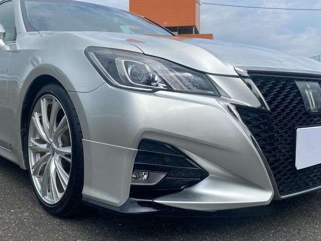 クラウン アスリートS-T 禁煙車 TV バックカメラ Bluetooth 前後ドラレコ コーナーセンサー スマートキー2個 ローダウン 純正アルミ有り(46枚目)