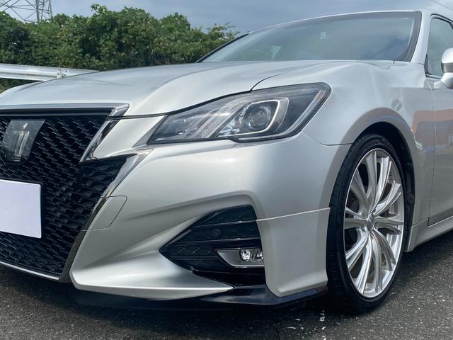 クラウン アスリートS-T 禁煙車 TV バックカメラ Bluetooth 前後ドラレコ コーナーセンサー スマートキー2個 ローダウン 純正アルミ有り(47枚目)