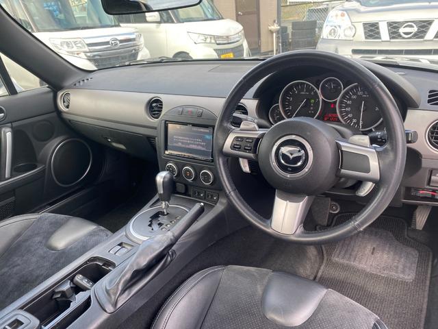 ロードスター ＶＳ　ＲＨＴ　ＢＢＳ１７インチアルミ　レカロシート　パドルシフト　シートヒーター　ＥＴＣ　柿本マフラー改（5枚目）