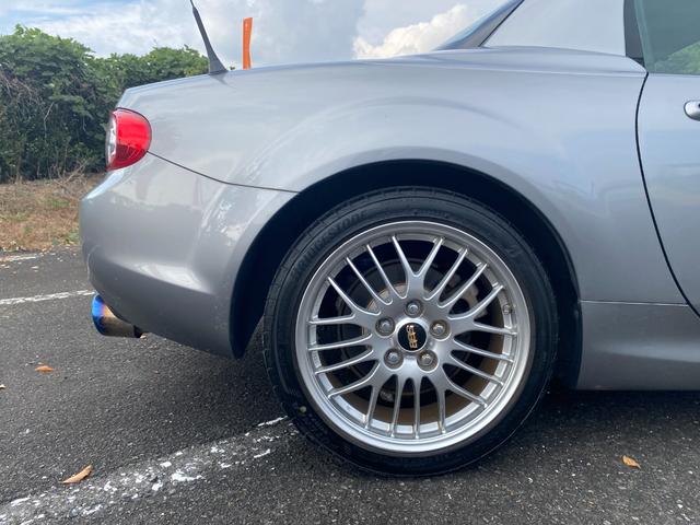 ロードスター ＶＳ　ＲＨＴ　ＢＢＳ１７インチアルミ　レカロシート　パドルシフト　シートヒーター　ＥＴＣ　柿本マフラー改（45枚目）