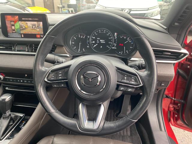 アテンザセダン XD Lパッケージ 禁煙車 マツダ整備歴 360カメラ コーナーセンサー 前後ドラレコ スマートキー2個 TV DVD 19インチアルミ(23枚目)