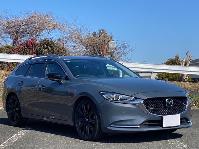 MAZDA6ワゴン XD ブラックトーンエディション 1オーナー禁煙車 マツダ整備履歴 360度モニター コーナーセンサー スマートキー2個 純正ドラレコ ETC(44枚目)