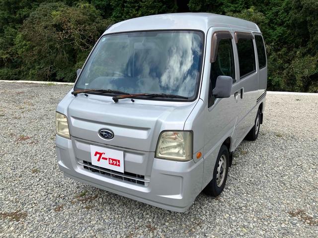 サンバーバン トランスポーター　軽バン　ＭＴ　両側スライドドア　キーレスエントリー　エアコン　パワーウィンドウ　運転席エアバッグ　ＣＤ（2枚目）