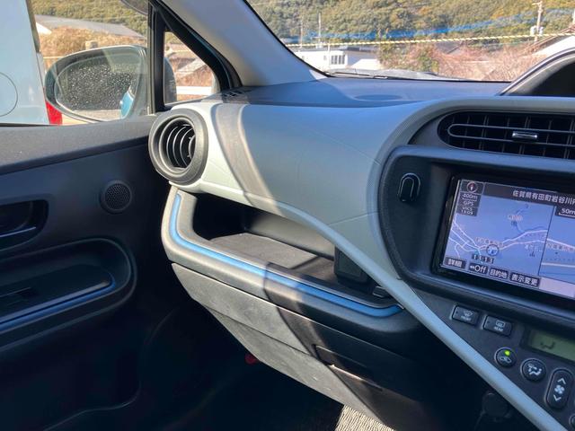 アクア Ｓ　ドライブレコーダー　ＥＴＣ　バックカメラ　ナビ　ＴＶ　電動格納ミラー　ＣＶＴ　衝突安全ボディ　ＡＢＳ　ＥＳＣ　ＣＤ　Ｂｌｕｅｔｏｏｔｈ　エアコン　パワーステアリング　パワーウィンドウ（34枚目）