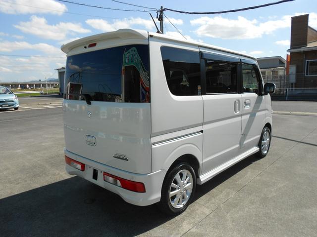 エブリイワゴン ＰＺターボスペシャル　デュアルカメラブレーキサポート／走行３１２６０キロ／ＳＤナビ・フルセグＴＶ／バックカメラ／ＥＴＣ／プッシュスタート／両側電動スライドドア／ＨＩＤライト／純正アルミ／オートステップ／禁煙車（5枚目）