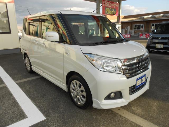 ソリオ ハイブリッドMZ デュアルカメラブレーキサポート/純正8インチフルセグナビ/全方位モニター/ETC/ドライブレコーダー/クルーズコントロール/プッシュスタート/両側電動スライドドア/HIDライト/純正アルミ/禁煙車(3枚目)