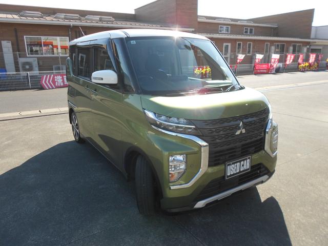 ｅＫクロススペース Ｇ　プラスエディション　エマージェンシーブレーキサポート／走行２３９００キロ／純正９インチフルセグナビ／全方位モニター／前後ドライブレコーダー／プッシュスタート／両側電動スライドドア／ＬＥＤライト／シートヒーター／禁煙車（3枚目）