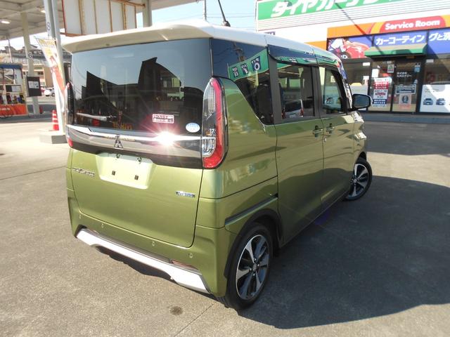 ｅＫクロススペース Ｇ　プラスエディション　エマージェンシーブレーキサポート／走行２３９００キロ／純正９インチフルセグナビ／全方位モニター／前後ドライブレコーダー／プッシュスタート／両側電動スライドドア／ＬＥＤライト／シートヒーター／禁煙車（5枚目）