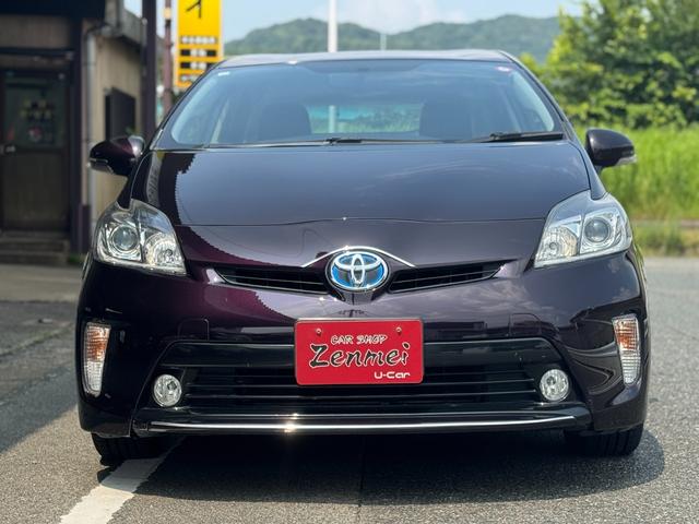 プリウス Ｓ　３０系　後期モデル　ディープアメジストマイカメタリック　ユーザー買取車　プッシュスタート　ＥＴＣ　傷あり（13枚目）