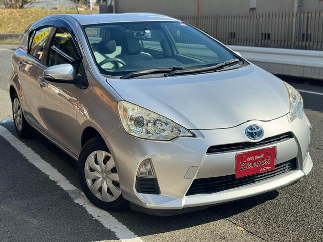 アクア L ユーザー買取車 純正ナビ TV Bluetooth キーレス(2枚目)