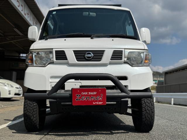 クリッパーバン DX ユーザー買取車 4WD AT グリルガード リフトアップ 車検令和9年11月 社外ナビ TV Bluetooth ホワイトパールオールペン(7枚目)