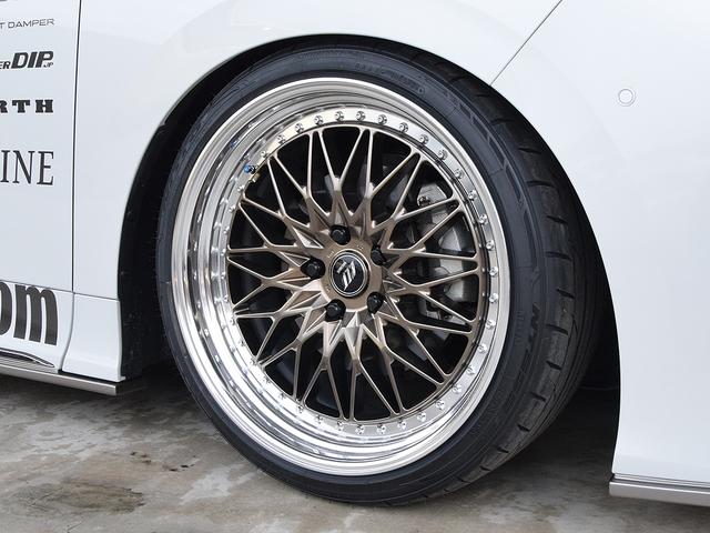 ヴェルファイア Ｚ　プレミア　バタフライシステムエアロパーツ　ＷＯＲＫ２１インチホイール　ＮＩＴＴＯ２１インチタイヤ　アクシスパーフェクトダンパー車高調　ＦＲキャンバーボルト　純正部品　ディーラー保証（17枚目）
