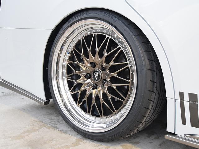 ヴェルファイア Ｚ　プレミア　バタフライシステムエアロパーツ　ＷＯＲＫ２１インチホイール　ＮＩＴＴＯ２１インチタイヤ　アクシスパーフェクトダンパー車高調　ＦＲキャンバーボルト　純正部品　ディーラー保証（18枚目）