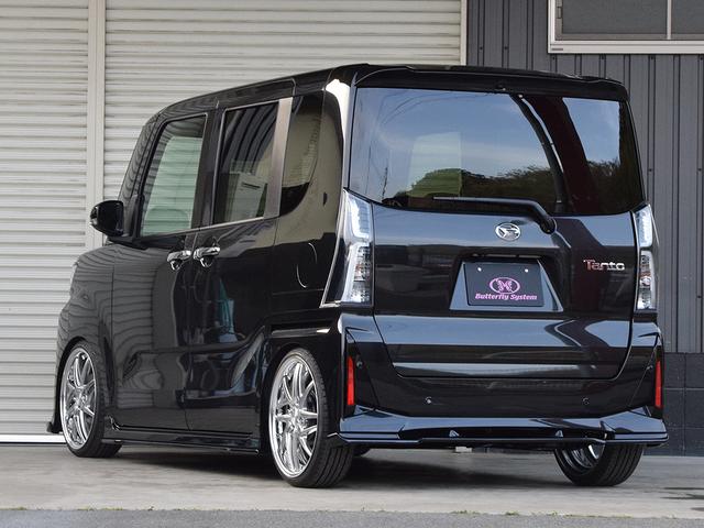 タント カスタムＲＳ　新品バタフライシステムエアロパーツ　新品ＷＯＲＫ１７インチホイール　新品ＬＵＣＣＩＮＩ１７インチタイヤ　新品ブリッツ車高調　純正９インチディスプレィオーディオ　両側電動スライドドア　純正部品有り（6枚目）