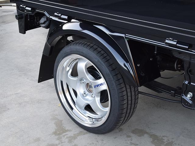 キャリイトラック ＫＣエアコン・パワステ　４ＷＤ　ＭＴ　バタフライシステムエアロ　ワーク１５インチアルミ　ハンコック１５インチタイヤ　ＬＥＤヘッドライト　キーレス　ＩＮＴＥＣ　ＬＥＤテール　クラッチオシートカバー（31枚目）