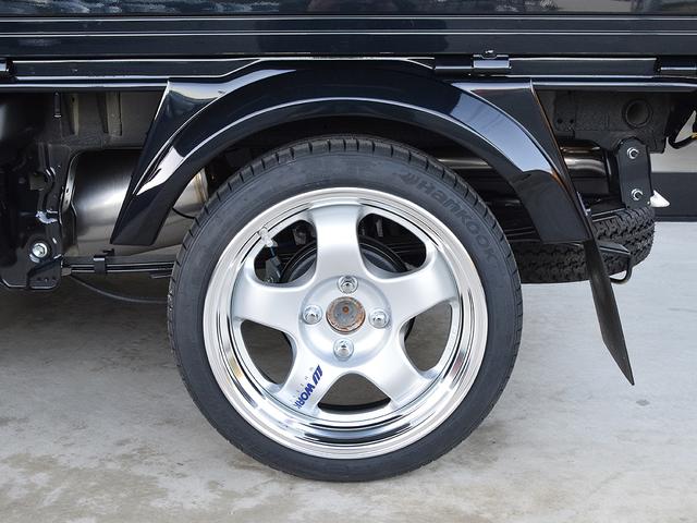 キャリイトラック ＫＣエアコン・パワステ　４ＷＤ　ＭＴ　バタフライシステムエアロ　ワーク１５インチアルミ　ハンコック１５インチタイヤ　ＬＥＤヘッドライト　キーレス　ＩＮＴＥＣ　ＬＥＤテール　クラッチオシートカバー（32枚目）